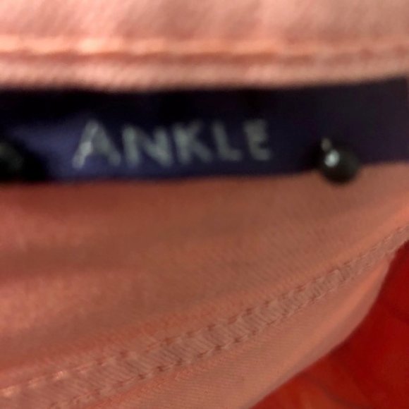 NYDJ Ankle Jeans Coral Size 8. - Picture 5 of 7